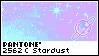 Animated pantone 2562 c stardust on purple and blue.