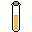 Filled glass vial.