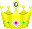 Animated gold crown.