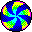 Animated multi-color spiral.