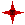 Animated red four-pointed star.